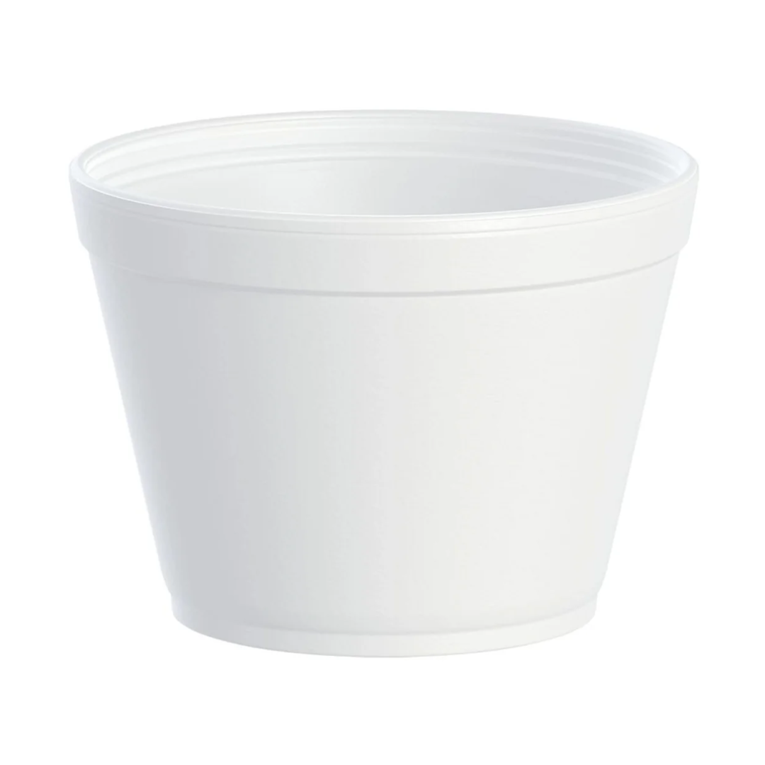 CONT FOAM WHITE SQUAT 4 OZ 4J6 DART AMAYA-A1-4J6