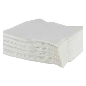 NAPKIN DINNER 1/4 WHITE 17x17 ROSES AMAYA-A1-1843