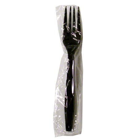 CUTLERY FORK BLACK WRAPPED HEAVY WEIGHT KARAT PRODEL-LO-U3520B