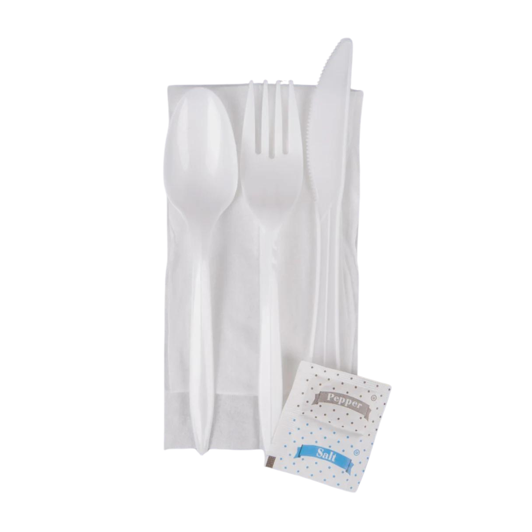 CUTLERY PICNIC PACK WHITE KARAT PRODEL-LO-U2202W