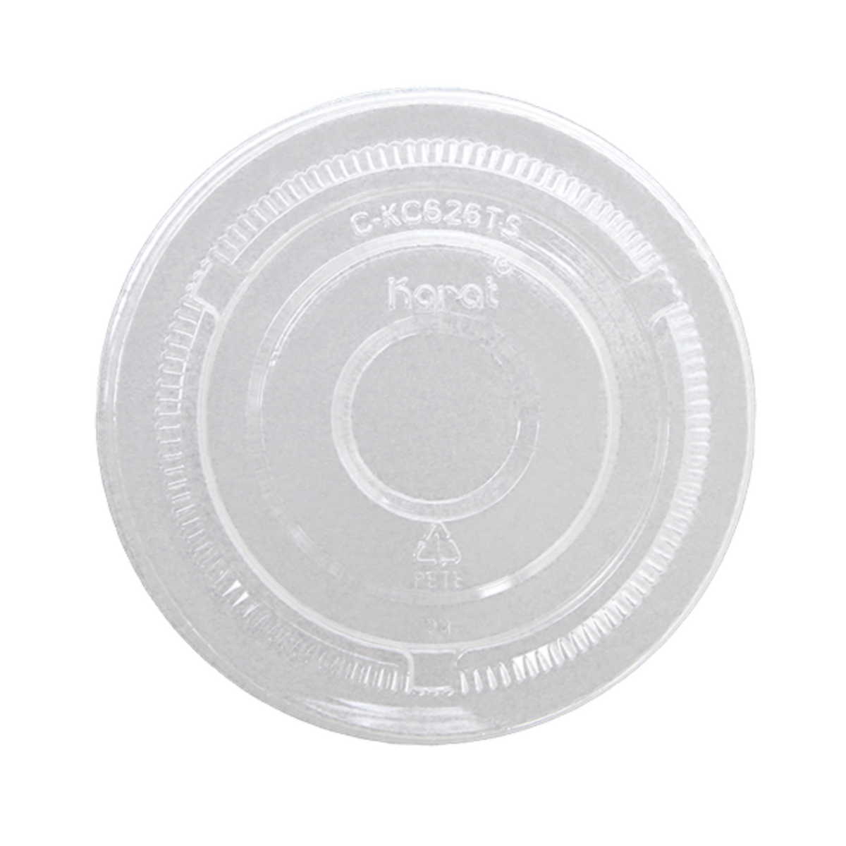 LID PET FLAT SL 12-24 oz KARAT PRODEL-LO-CKC626TS