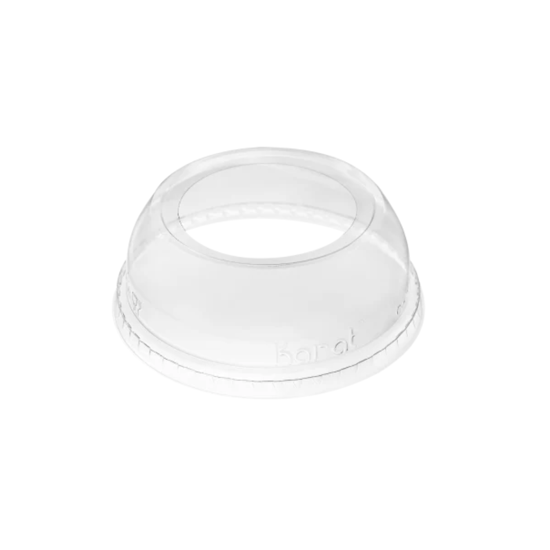 LID DOME 12-24 oz WIDE OPENING KARAT PRODEL-LO-C-KDL626-WH