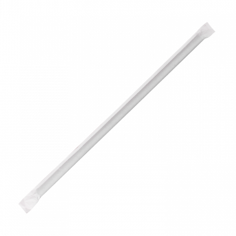 STRAWS CLEAR GIANT 10.25" WRAPPED AMAYA-A1-3068